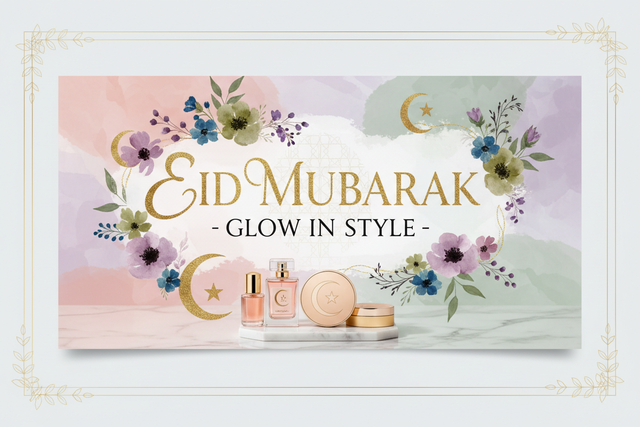 Eid Mubarak - Glow in Style Banner