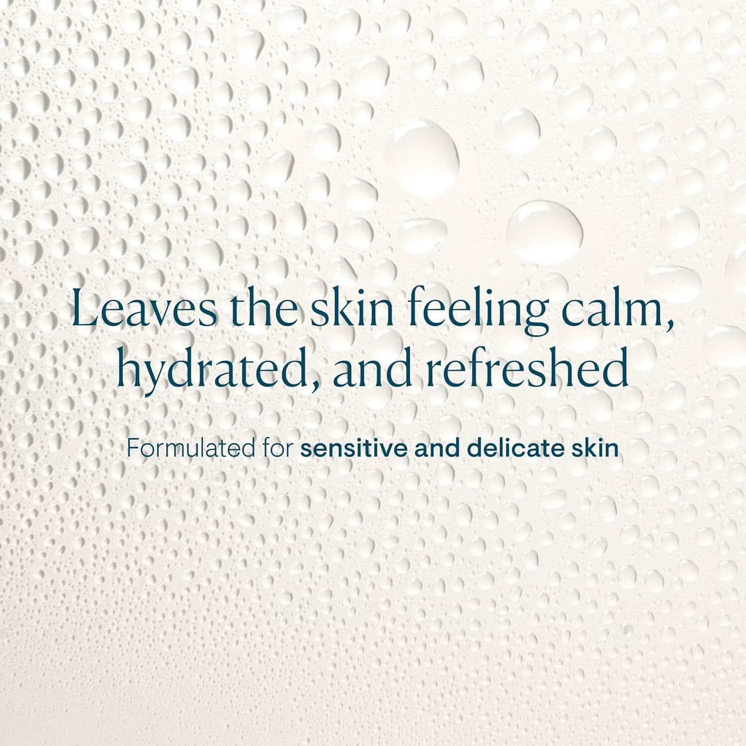 Text on a textured white background about Elemis skin care product benefits