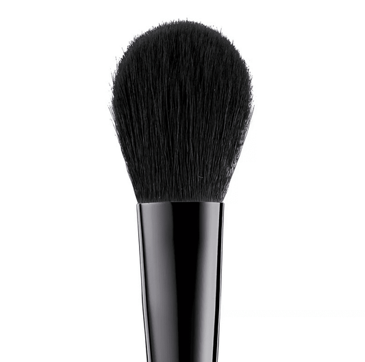 e.l.f. Blush Brush with soft synthetic bristles for precise blush and bronzer application, ideal for cream or powder makeup.