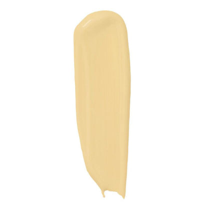 Swatch of e.l.f Camo Color Corrector in a light yellow shade, ideal for neutralizing discoloration.