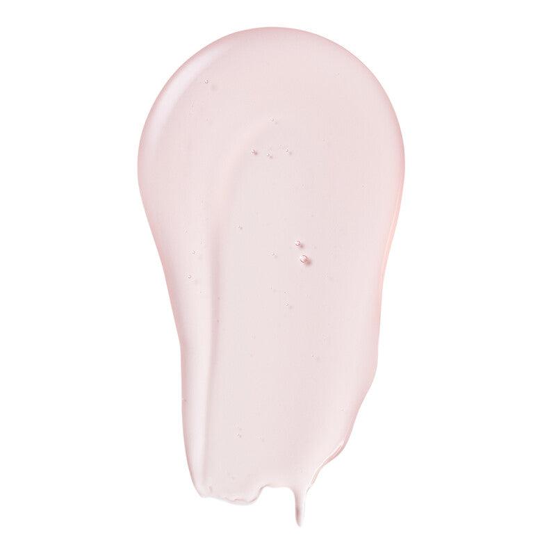 Swatch of e.l.f Power Grip Primer, a sticky gel-based formula with a light pink hue.