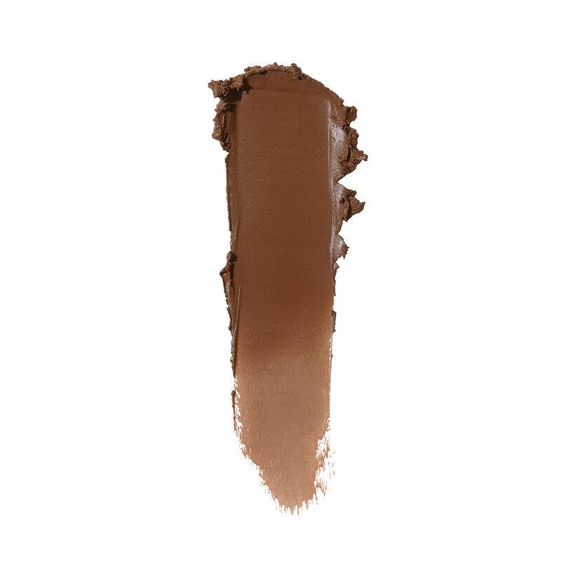 Swatch of e.l.f Putty Bronzer in a smooth, creamy texture showing a natural bronzing shade for sun-kissed glow.