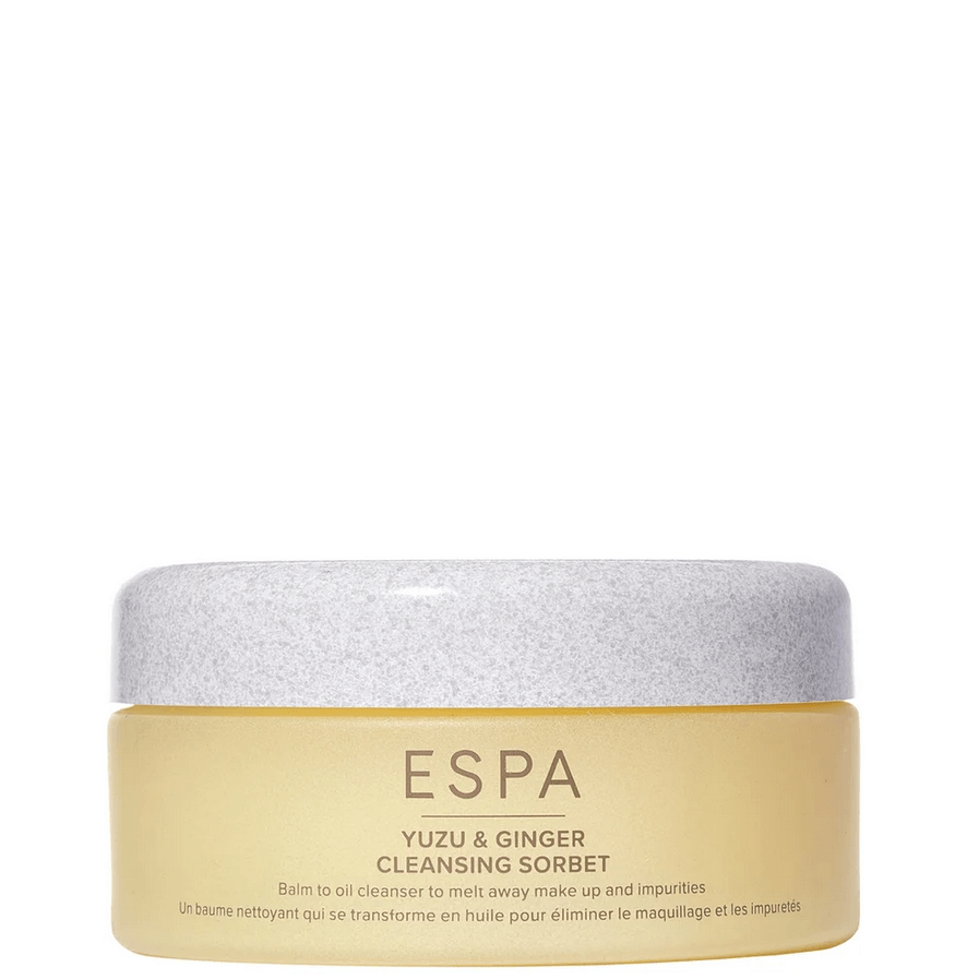 Espa Yuzu & Ginger Cleansing Sorbet jar on a white background