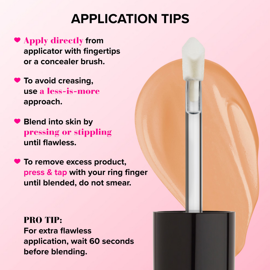 Too Faced Born This Way Super Coverage Multi Use Concealer application tips for flawless results.