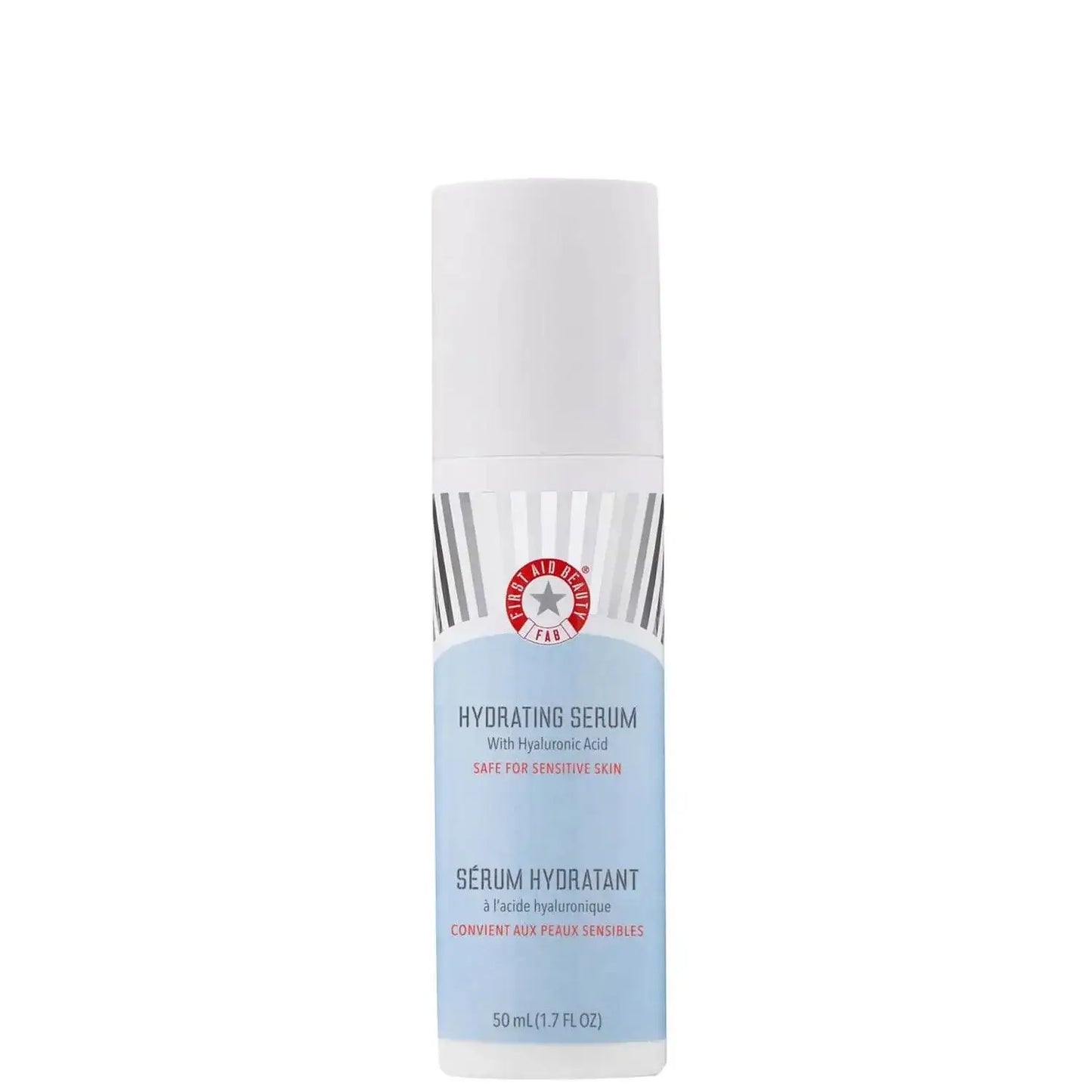 First Aid Beauty Hydrating Serum with Hyaluronic Acid, 50ml for moisturized, dewy skin. Safe for sensitive skin.