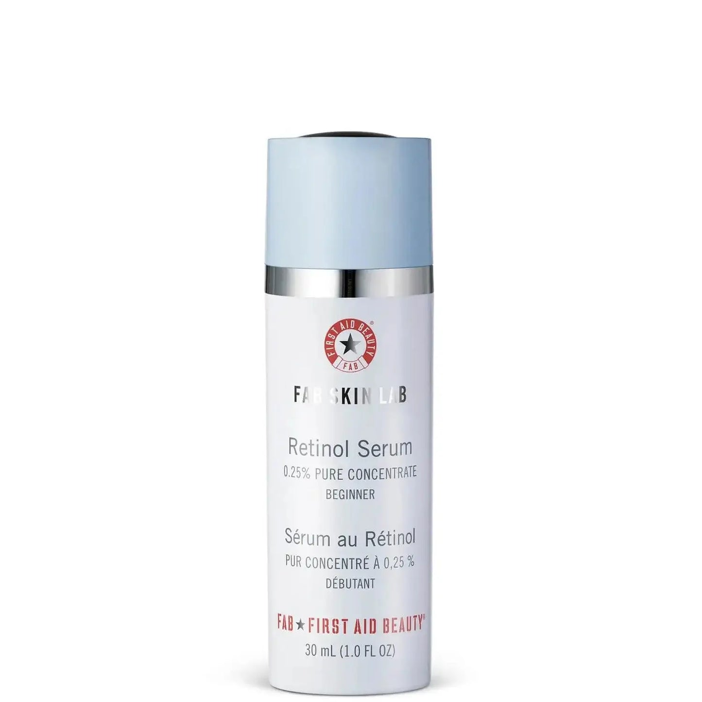 First Aid Beauty Skin Lab Retinol Serum 0.25% Pure Concentrate 30ml for sensitive skin, perfect for beginners.