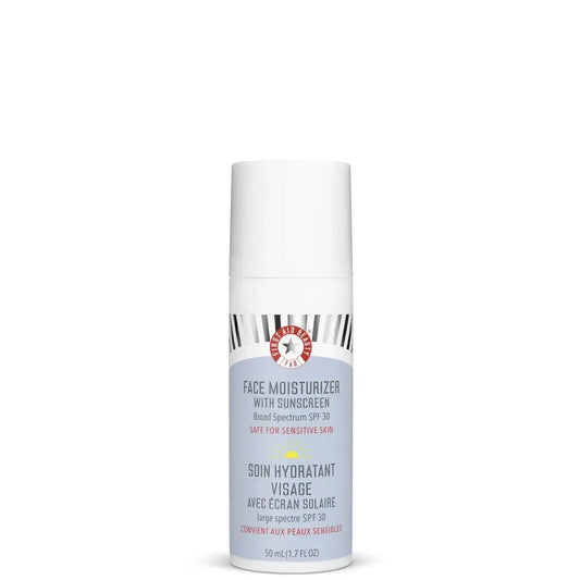 First Aid Beauty Ultra Repair Face Moisturizer SPF 30 50ml, daily cream with UV protection for all skin types.
