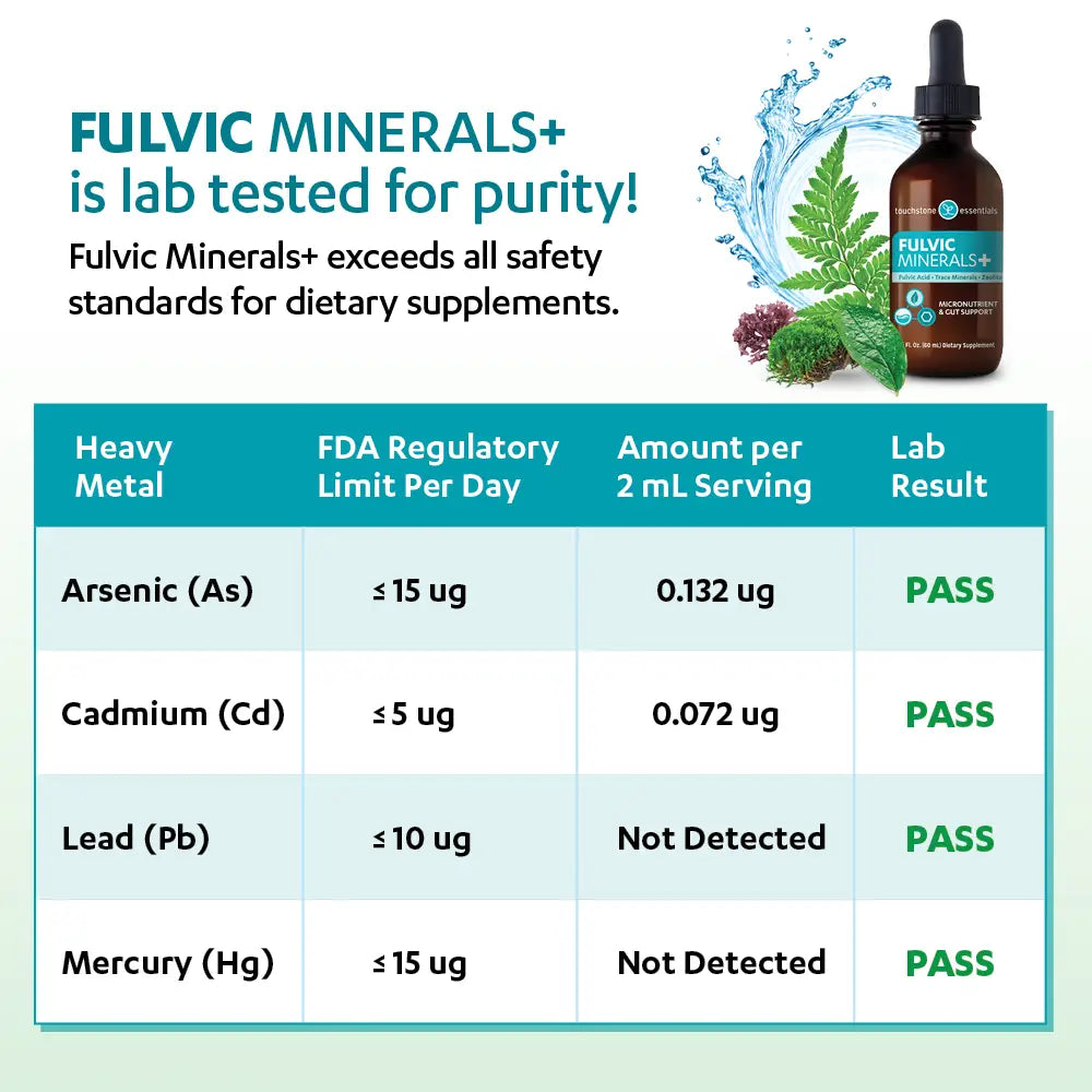 Touchstone Essentials Fulvic Minerals+ 60ml 30-day supply