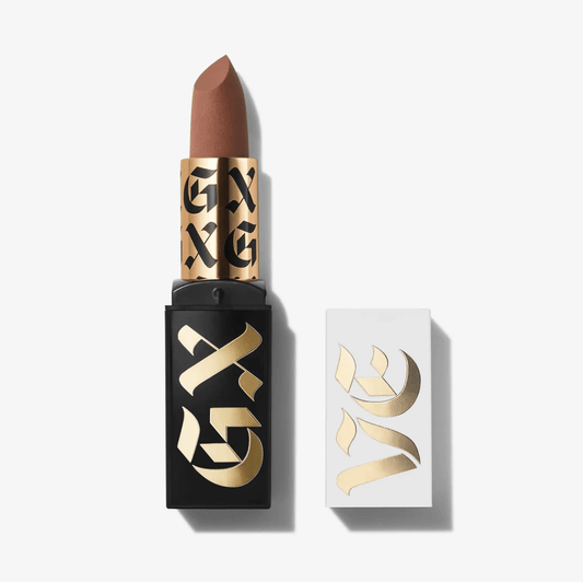 GXVE Beauty ORIGINAL ME High-Performance Matte Lipstick in 'Lovable Me' with luxurious packaging.