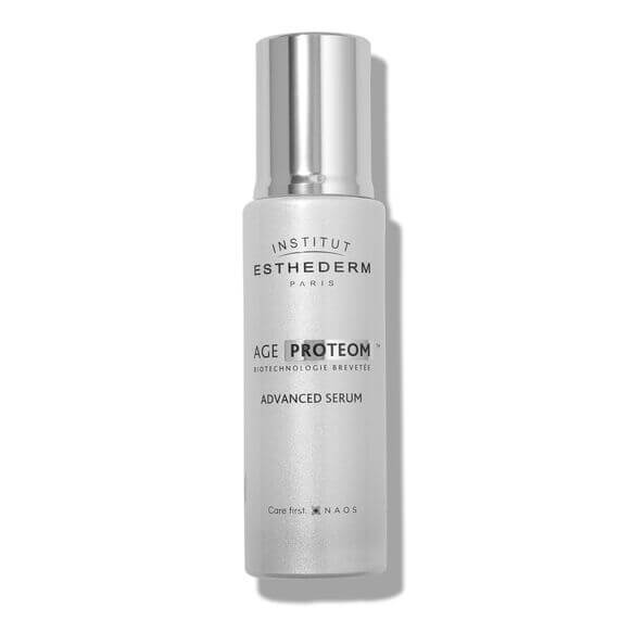 Institut Esthederm Age Proteom Advanced Serum 30ml bottle for youthful skin rejuvenation.