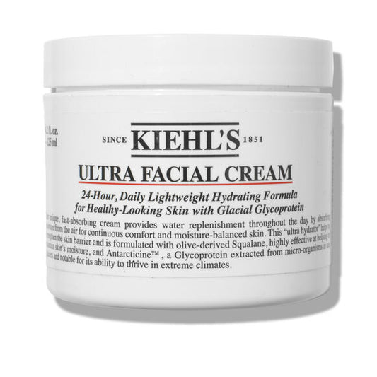 Kiehl's Ultra Facial Cream jar on a white background
