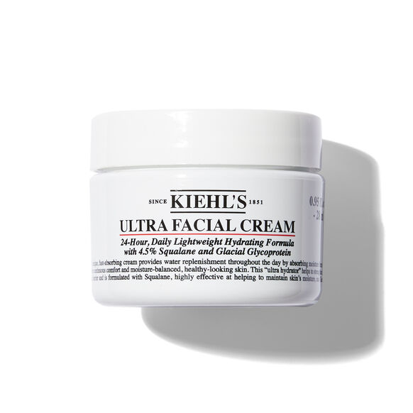 Kiehl's Ultra Facial Cream jar on a white background