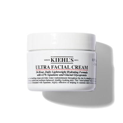 Kiehl's Ultra Facial Cream jar on a white background