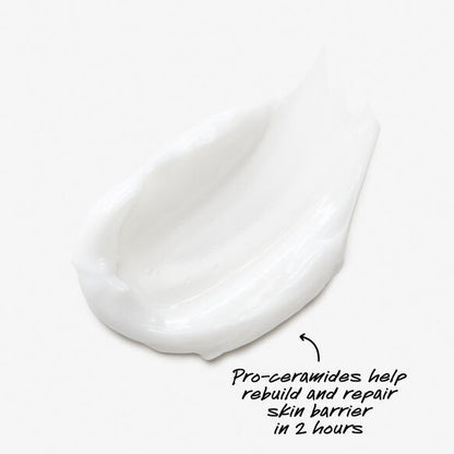 Close-up of a Kiehl's white skincare product with text on a white background