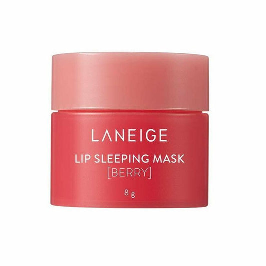 LANEIGE Lip Sleeping Mask Berry 8g packaging for soft, nourished lips overnight with powerful antioxidants.