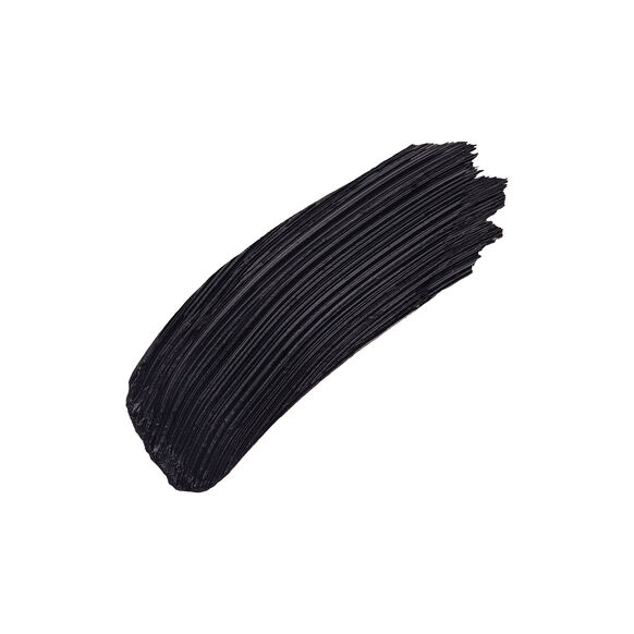 Laura Mercier Black mascara swatch on a white background