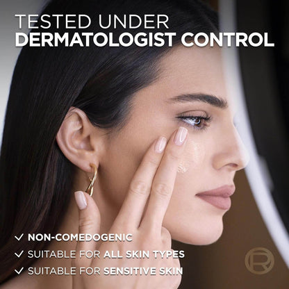 L'Oréal Paris Infallible 32hr Freshwear Liquid Foundation - 250 Radiant Sand, tested under dermatologist control for all skin types.