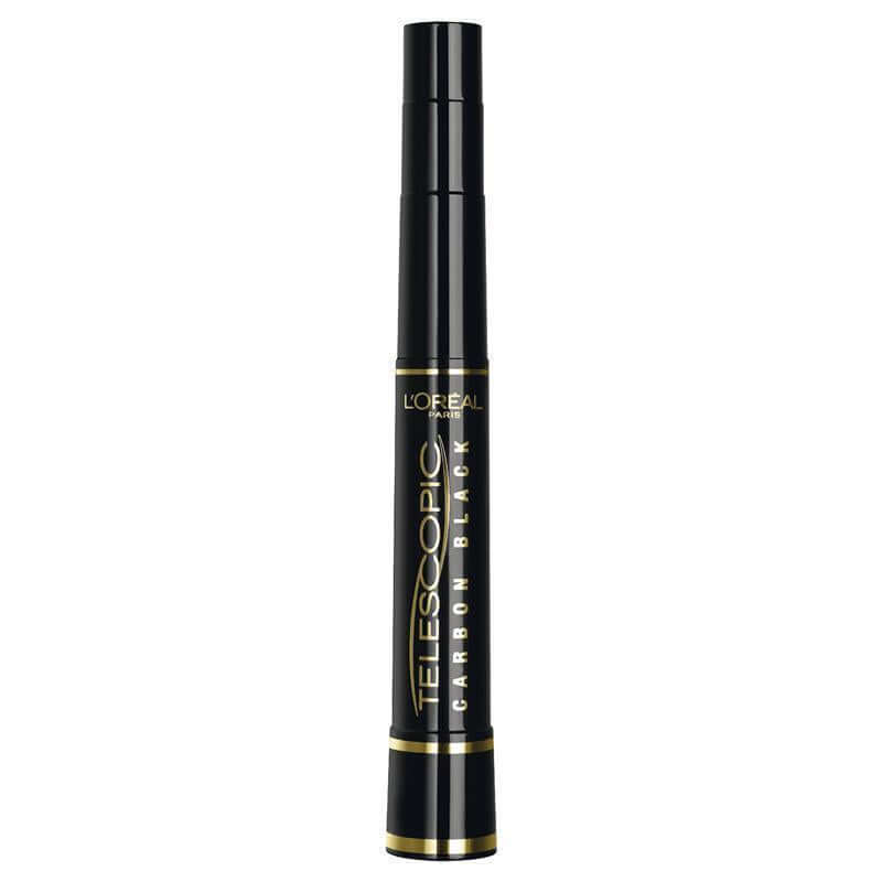 L'Oreal Paris Telescopic Mascara Extra Black for extreme length and clean, defined lashes.