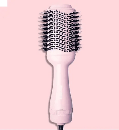 Mark Hill Pink Hot Air Blow Dry Brush for volumizing and styling hair in one tool.