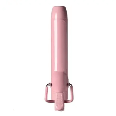 Mark Hill Pretty In Pink Easy Tong Barrel 32mm hair curling tool in pink for large bouncy curls.