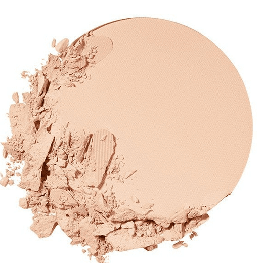 Fit Me Matte + Poreless Pressed Powder in light shade with a smooth texture, ideal for a natural finish and shine control.