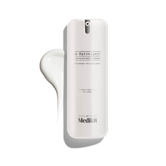 Medik8 r-Retinovate cream bottle on a white background