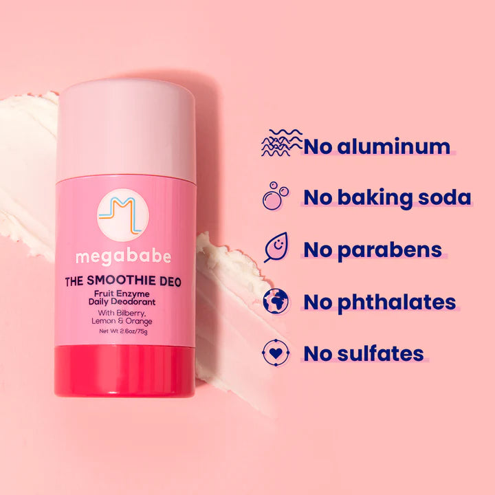 Megababe The Smoothie Deo Fruit Enzyme Daily Deodorant 75g