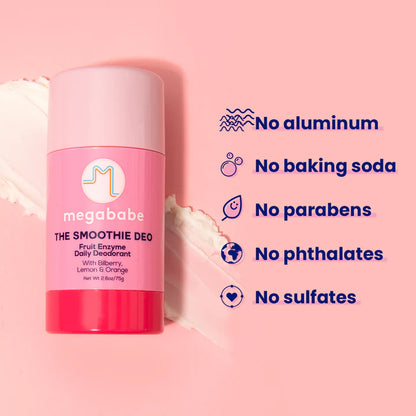 Megababe The Smoothie Deo Fruit Enzyme Daily Deodorant 75g