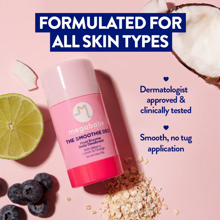 Megababe The Smoothie Deo Fruit Enzyme Daily Deodorant 75g