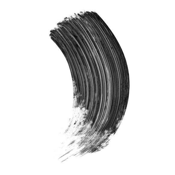 Milk Makeup Kush Mascara swatch showing a thick, volumizing black formula ideal for fuller lashes.