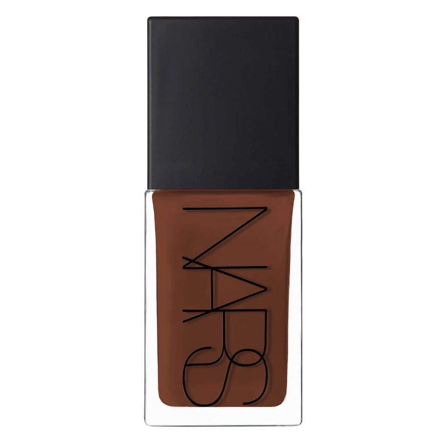 NARS Light Reflecting Foundation 30ml bottle in a rich brown shade for a luminous complexion.