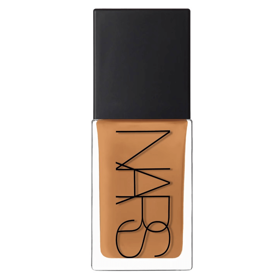 NARS Light Reflecting Foundation 30ml in a clear bottle with black cap, offering a luminous finish for flawless skin.