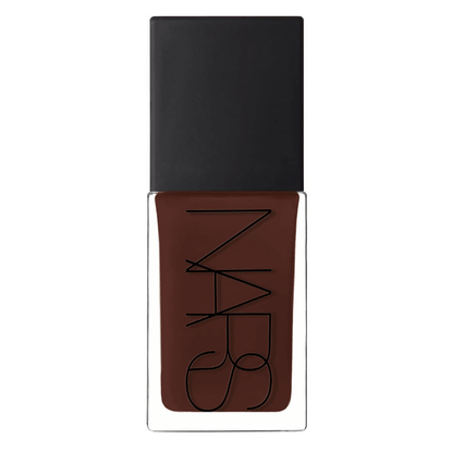 NARS Light Reflecting Foundation 30ml bottle showcasing a luminous dark shade for a flawless complexion.