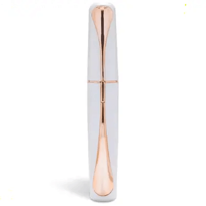 Nu You Eyebrow Shaper, 18k gold plated precision brow trimmer, sleek and portable design for convenient use.