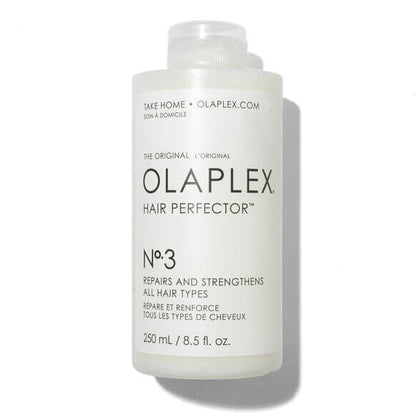 Olaplex Hair Perfector No.3 bottle on a white background