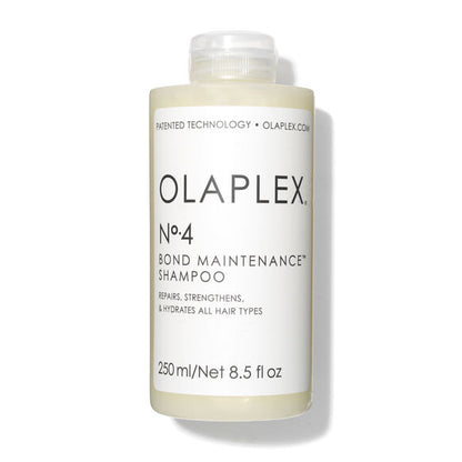 Olaplex No.4 Bond Maintenance Shampoo bottle on a white background