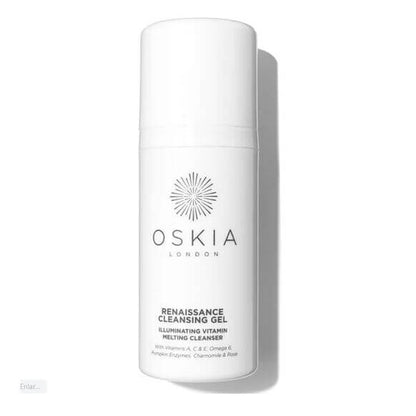 Oskia Renaissance Cleansing Gel bottle on a white background