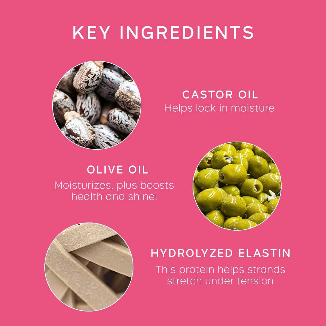 Key ingredients of Philip on a pink background with images and descriptions.