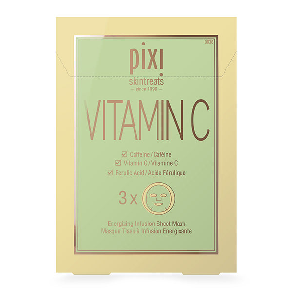  PIXI Vitamin C sheet mask packaging on a white background