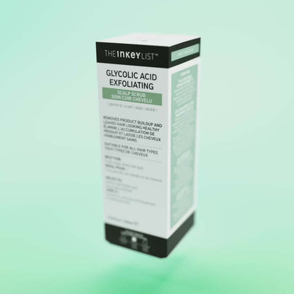 The INKEY List Glycolic Acid Exfoliating Scalp Scrub 150ml designed for healthier scalp and vibrant hair.