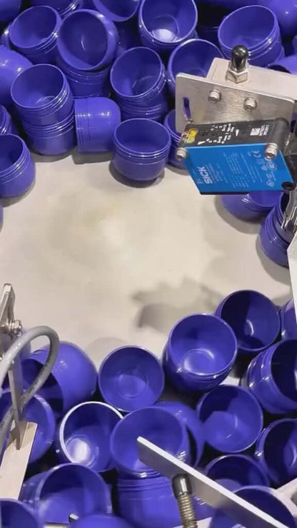 Sol de Janeiro Delicia Drench Body Butter purple packaging cups in production.
