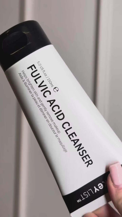 Fulvic Acid Cleanser bottle by e.l.f. Skincare, designed for deep cleansing and enhancing skin vitality.