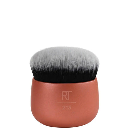 Real Techniques Foundation Blender with terracotta ferrule and soft synthetic bristles for flawless foundation application.