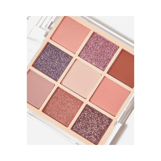 Revolution Ultimate Nudes Shadow Palette Light with nine versatile nude shades for everyday and glam looks.