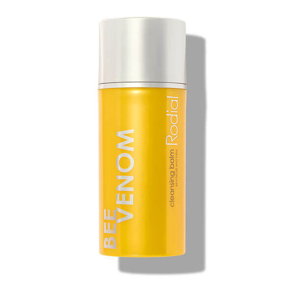 Rodial Bee Venom Cleansing Balm 100ml in vibrant packaging, ideal for gentle makeup removal and skin firming.