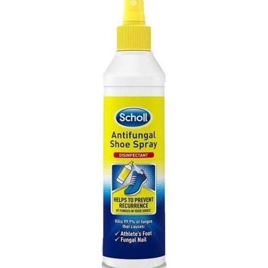 Scholl Antifungal Shoe Spray Disinfectant 250ml, kills 99.9% of fungus, prevents athlete's foot and fungal nails.