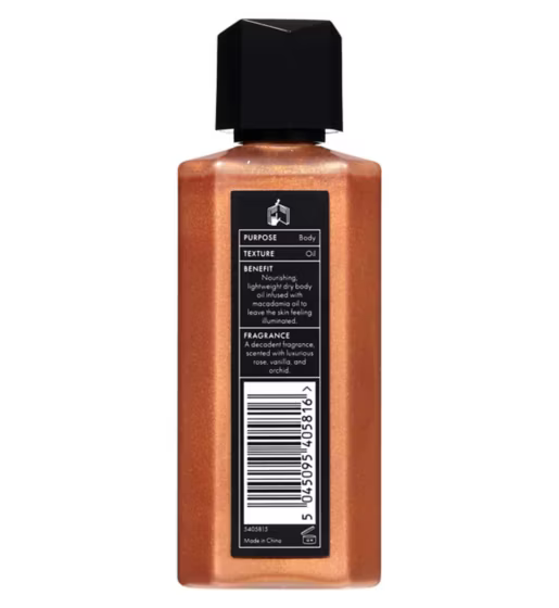 Ted Baker Bottle of perfume with a black cap on a white background