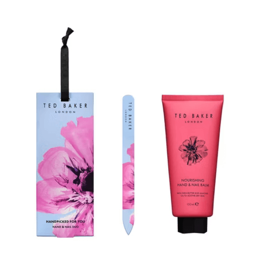 Ted Baker Handpicked For You - Hand & Nail Duo set featuring hand balm and nail file.