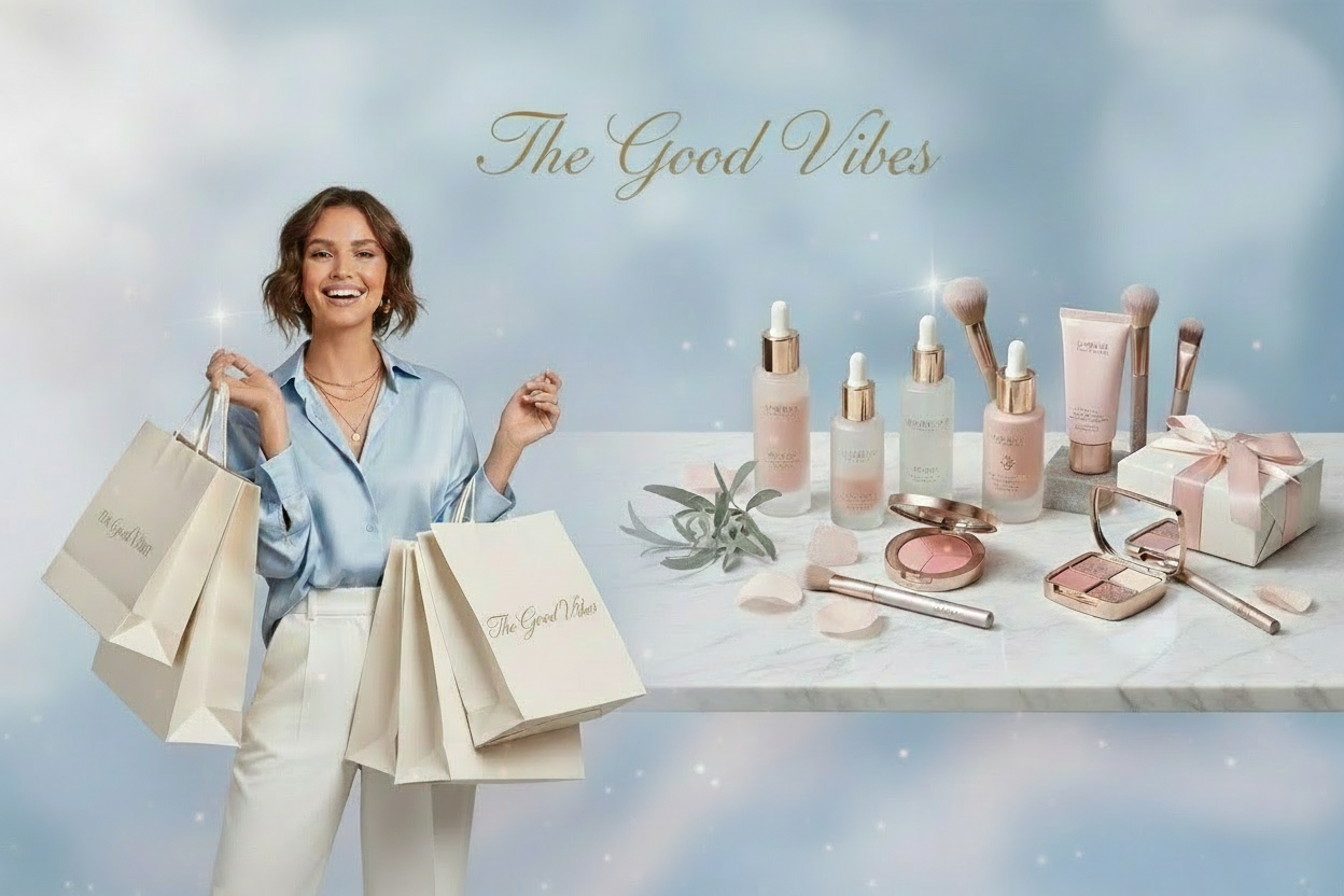 The Good Vibes Shopping Bags Banner