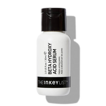 The INKEY List Beta Hydroxy Acid Serum 30ml bottle designed for oily and breakout-prone skin.